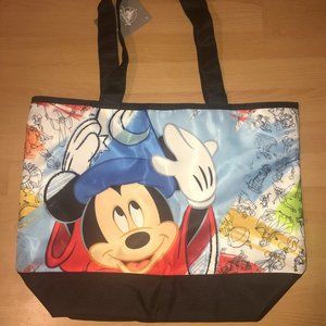 disney characters & sorcerer mickey tote bag